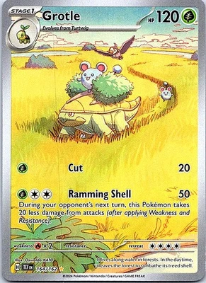 Grotle Illustration Rare SV05: Temporal Forces 164/162 NM - Image 1 of 2
