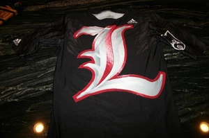 Louisville Cardinals Football Team ausgestellt schwarz Kompression Training Shirt 2XL - Bild 1 von 1