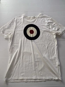 Ben Sherman Men's Signature Target Graphic Short-Sleeve T-Shirt White Size XL - Bild 1 von 7
