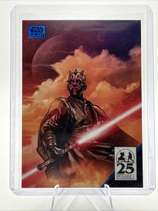2024 Topps Chrome Galaxy Star Wars #AM-7 A Sith’s Dark Vision Blue /150 - Picture 1 of 2