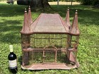 BEST Antique Victorian Castle Bird Cage Original Paint