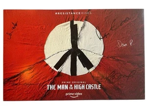 The Man In The High Castle Poster Signed By Cast Resistance Rises 17x11 - Imagen 1 de 7