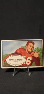 1953 Bowman - Frank Gifford #43 *povero/macchiato* senza pieghe - Foto 1 di 5