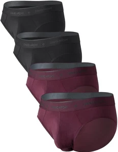 David Archy Herren Slip Modal No Fly Unterwäsche Stützbeutel 4 Stück Kostenloser Versand M - Bild 1 von 3
