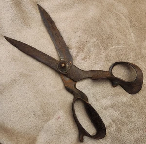 Vintage R. Heinisch Schneiderschere 12,5" lang Newark NJ Metallschere - Qwik Schiff! - Bild 1 von 7