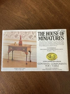 Vintage House of Miniatures Bausatz Queen Anne Tisch Nr. 40038 Neu im Paket versiegelt! - Bild 1 von 5