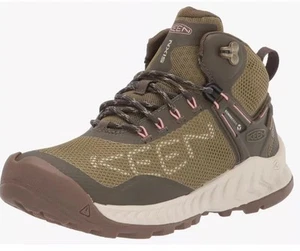 NUEVO KEEN Mujer Talla 7 M Nxis EVO Impermeable Botas Medianas 1025912 Zapatos de Senderismo - Imagen 1 de 7