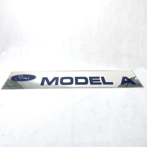 VINTAGE FORD MODEL A - PVC SIGN OLD AUTO PARTS GAS OIL 37" Long - Picture 1 of 15