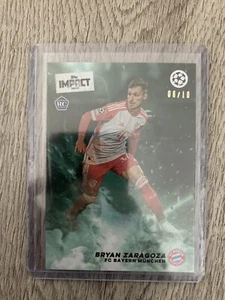 TOPPS IMPACT 2024 BRYAN ZARAGOZA BAYERN MUNICH München Numbered  PARALLEL 06/10 - Bild 1 von 3