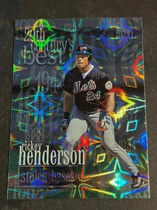 Box 11: 1999 Topps Season's Best OVERSIZE PROOF Rickey Henderson Mets #CB5 - Picture 1 of 2