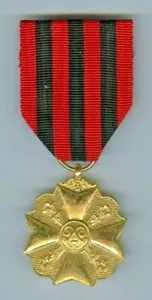 BELGIUM CIVILIAN MEDAL - DECORATION FOR LONG SERVICE MEDAL - 1st CLASS - Picture 1 of 2