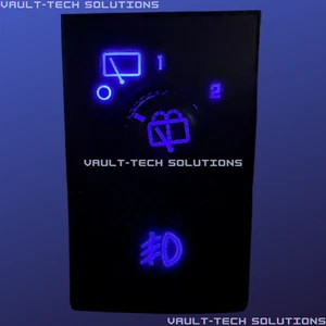 Tahoe Yukon Escalade Suburban 2000-2002 Rear Wiper Switch Fog Control Blue LED - Picture 1 of 3