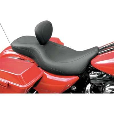 Asiento ancho Mustang 79603 Tripper con respaldo del conductor para Harley Touring 08-Up Foto 1 de 2