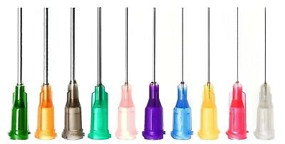 Blunt Tip Syringe Needle Luer Cap Oil Glue Ink  Dispensing Liquid Refill • 4.59£