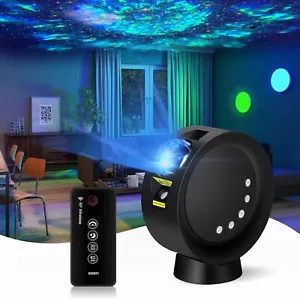 KIVOTAC Galaxy Star Projector with Remote Control, Adjustable Brightness, Time - Picture 1 of 8