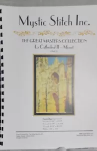 La Cathedral II Monet - MYSTIC STITCH CROSS STITCH PATTERN - NEW GM-95 - Picture 1 of 3
