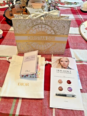 MISS DIOR Parfum VIP Bag floral Perfume Lip Holiday gift wedding travel set 🌈 - Image 1 of 4