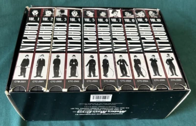 Vintage "Charlie Chaplin: The Collection" Volume 1 - 10 Tape VHS Box Set 1993 - Image 1 of 4