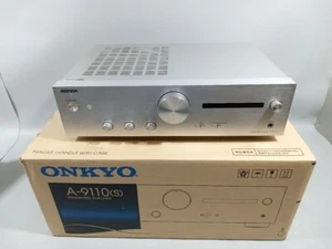 ONKYO Integrated Amplifier A-9110S (Silver)  AC 100V New - Picture 1 of 3