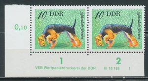 RDA 1976 Mi.-Nr. 2156 DV FN 1 (2) esquina esquina nota de impresión nuevo / ** - Imagen 1 de 1