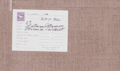 28 ct Cross Stitch Fabric Natural Brown 36x27" Permin Linen Twisted Threads - Image 1 of 2