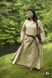 Medieval Simple Basic Dress Renaissance Larp SCA Costume Ladies - Picture 1 of 6