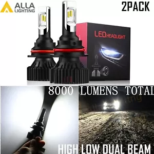 Alla Lighting UM LED 9004 Headlight High Low Beam 6000K Bright White Replacement - Picture 1 of 8