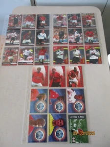 Futera 2000-01 FX MAnchester United Complete set of 50 cards in sleeves RARE - Picture 1 of 8
