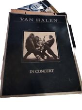 PROGRAMME DE CONCERT VAN HALEN 1980 