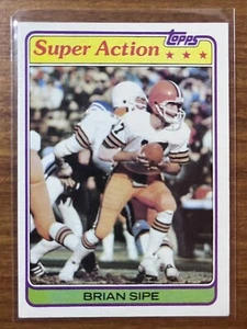 1981 Topps Super Action Brian Sipe Browns Card #486 NFL football - Picture 1 of 2