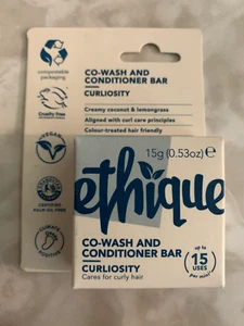 Ethique Co-Wash & Conditioner Bar Curliosity For Curly Hair Mini SEE DESCRIPTION - Picture 1 of 2