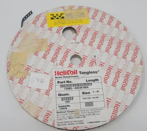HELICOIL HELI COIL T3585-04CW168S NAS1130-04L15D 4-40 40 Stück - Bild 1 von 2