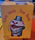 vintage comic uncle sam bank w/ orginal box #6391