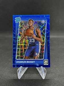 Charles Bassey PRIZM Blue Velocity ROOKIE 2021-22 Panini Donruss Optic #163 (RC) - Imagen 1 de 2