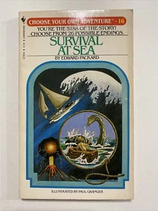Choose Your Own Adventure #16 Survival At Sea Vintage 1982 CYOA Book 1st Ed. 002 - Picture 1 of 3