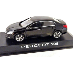Peugeot 508 - 2010, schwarz-Met. (Loewe auf Motorhaube), NOREV, 1:43 - Imagen 1 de 3