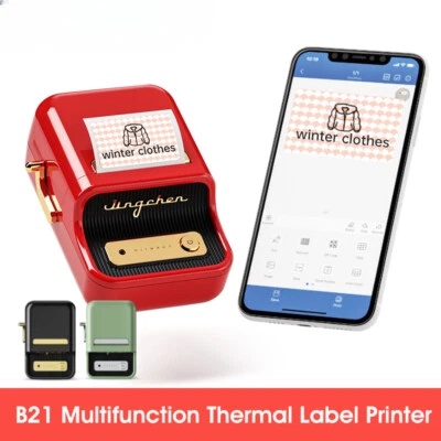 Barcode Label Maker Wireless Thermal Printer Pocket Mini Bluetooth Printer New - Image 1 of 4