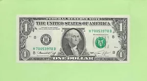 1974 ..UNCIRC 1 $ H 7005 3970 B .... 1974 1 $ H-B NICE NOTE FRN - Bild 1 von 2