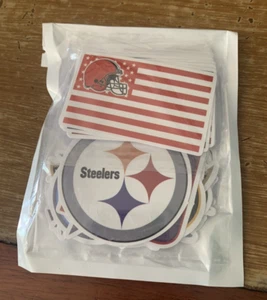 NFL Teams Logo Decal Stickers and Logo Flag Stickers Set, 2-3 inches See Pics - Picture 1 of 9
