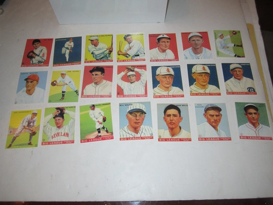 (95) 1933 GOUDEY BASEBALL CARD 1983 REPRINTS - RENATA GALASSO - TUB T - Image 1 of 4