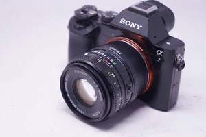 SONY E MOUNT ADAPTED 50MM F/2 RIKENON PENTAX PRIME LENS ALL A7 NEX,A6000 - Picture 1 of 12