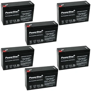PowerStar AGM610 6V 10AH Battery Replacement for Golf Cart - 6 Pack - Picture 1 of 8