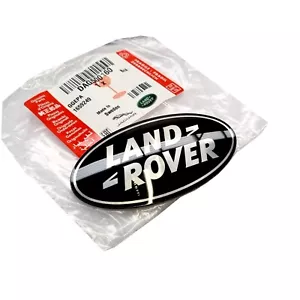 Land Rover Schwarz & Silber Vorne Namensschild Abzeichen Range Rover L494 L322 - Bild 1 von 1