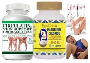 Magnesium diosmin natural vitamins cramp support sp leg cramp vein support 180 - Picture 1 of 8