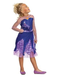 Child Official Disney Villians Ursula Fancy Dress Costume - Picture 1 of 6