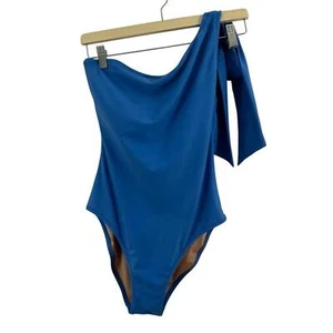 J. Crew Women’s Bow-tie Shoulder One Piece Swimsuit Size 10 - Picture 1 of 5