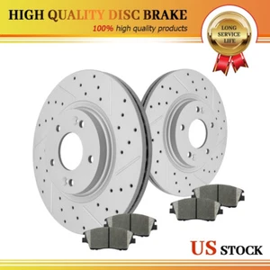 305mm Front Rotors Ceramic Brake Pads for Hyundai Elantra Tucson Kia Sportage - Picture 1 of 9