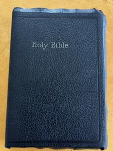 Vintage Holy Bible KJV Red Letter Edition Black World Publishing 1950’s - Imagen 1 de 16