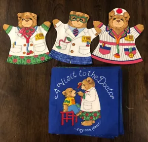 Soft-Book Fabric, A Visit To The Doctor , Cotton, Sewn NEW - Picture 1 of 9