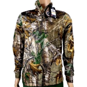 Under Armour Herren ColdGear 1/4 Zip Loose Fit Camouflage feuchtigkeitsableitender Thermo Pullover NEU - Bild 1 von 13